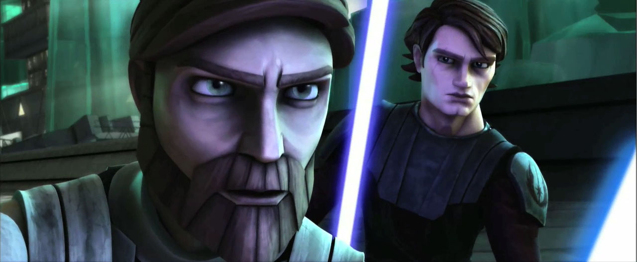 Anakin and Obi-Wan Clone Wars