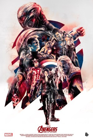 Avengers Age Of Ultron by Rich Davies (Blue Variant)