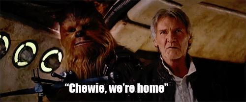 Chewie we're home